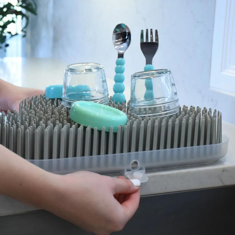 Cloud Drying Rack and Drainboard Grey