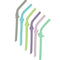 Silicone Animal Straws with Cleaning Brush