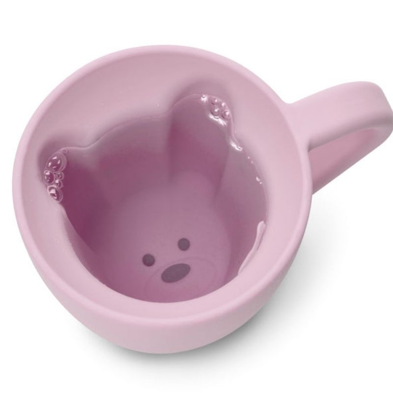 Silicone Bear Mug - 2 Pack Pink