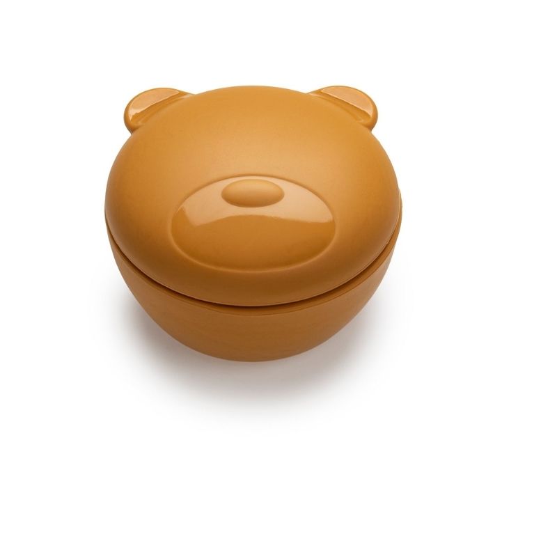Silicone Bowl with Lid Bear