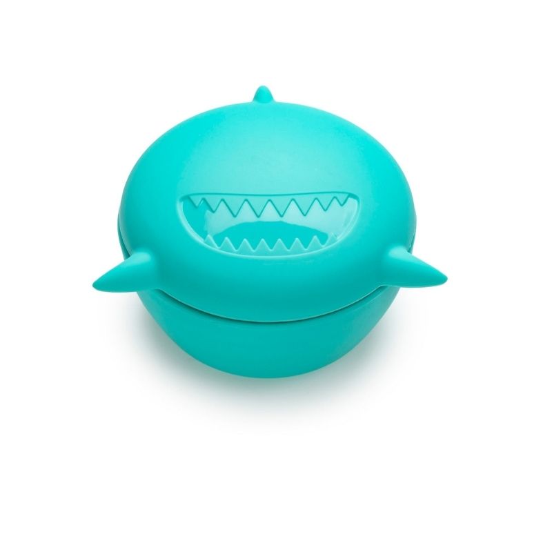 Silicone Bowl with Lid Shark