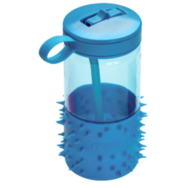 Spikey Water Bottle Blue