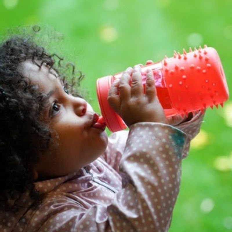 Spikey Water Bottle Pink