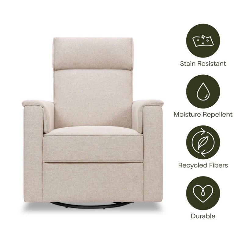Willa Deluxe Power Recliner and Swivel Glider with Heat and Massage
