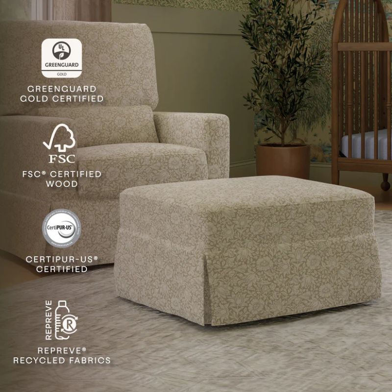 Crawford Gliding Ottoman