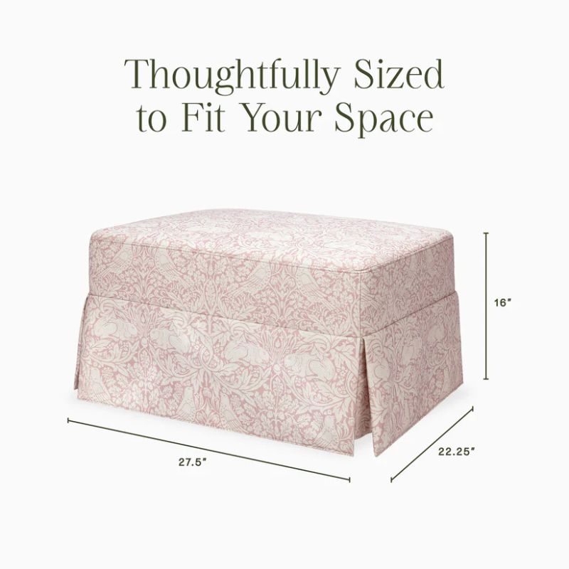 Crawford Gliding Ottoman
