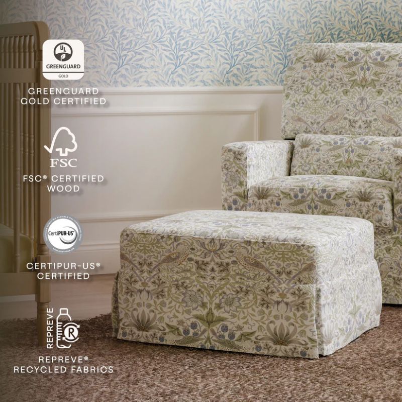 Crawford Gliding Ottoman