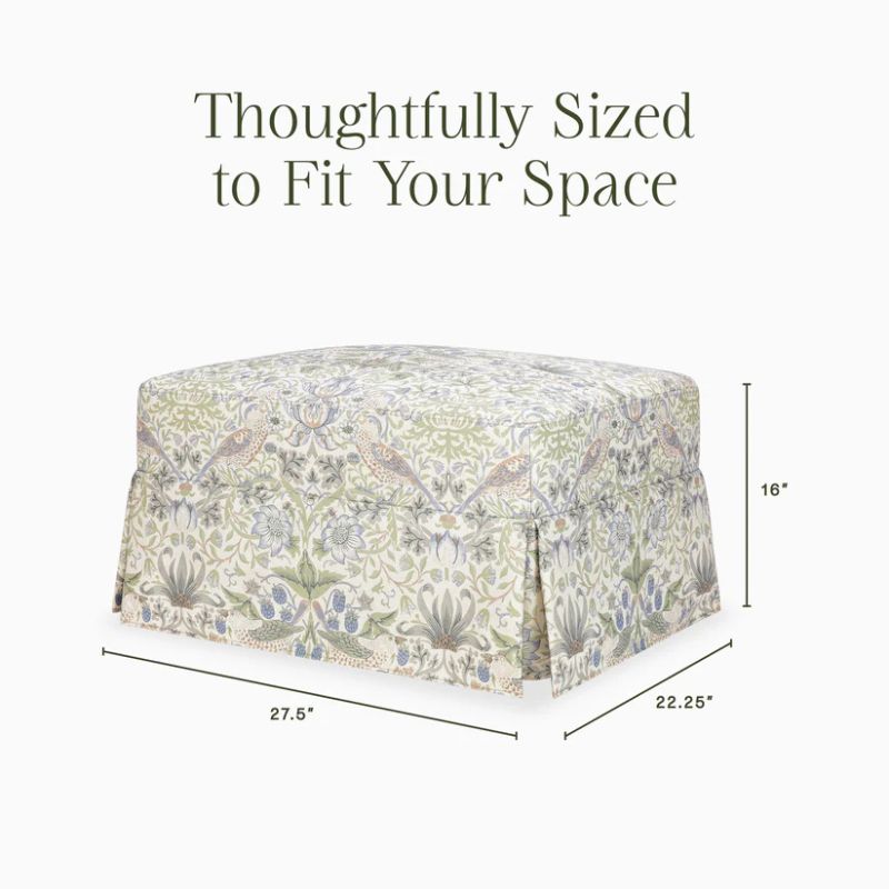 Crawford Gliding Ottoman