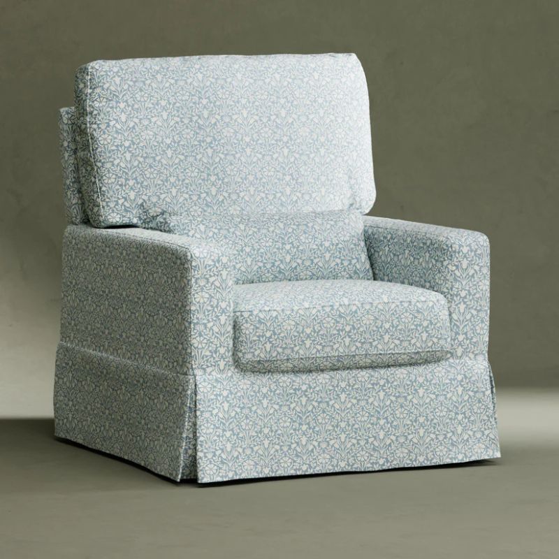 Crawford Pillowback Comfort Swivel Glider