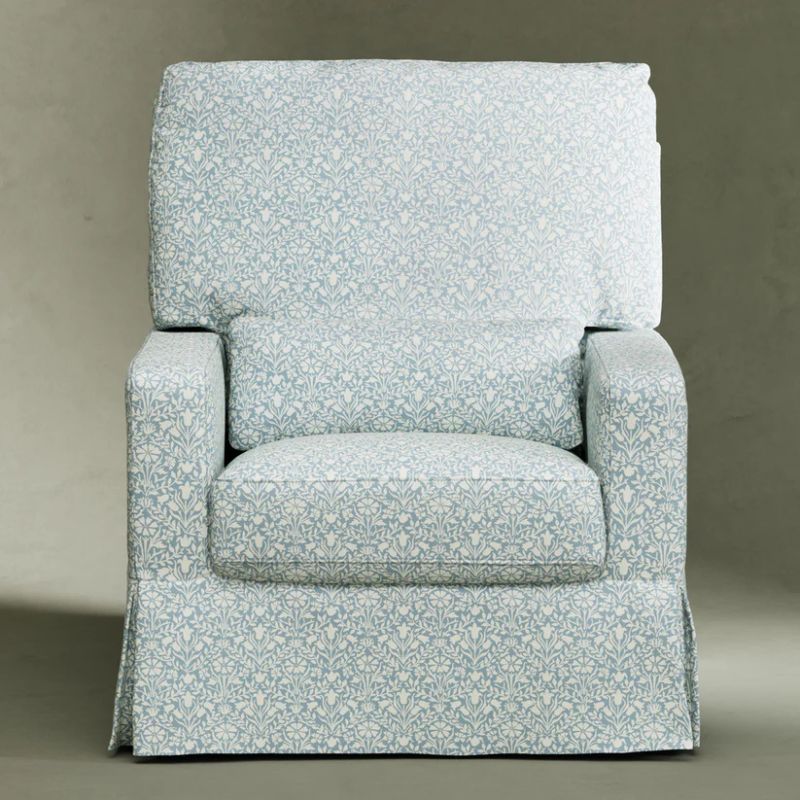 Crawford Pillowback Comfort Swivel Glider