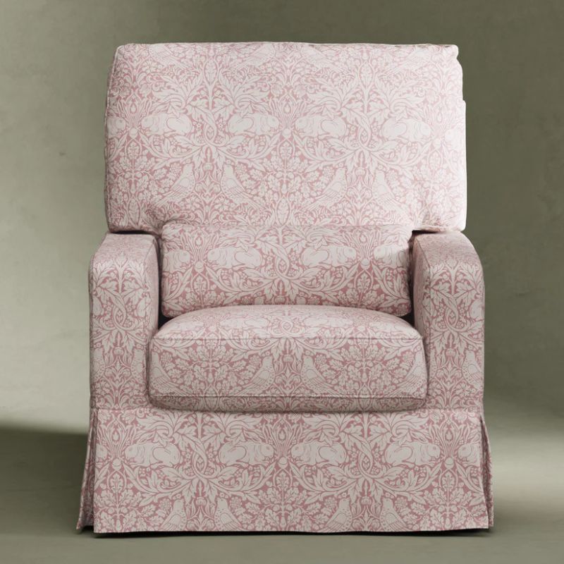 Crawford Pillowback Comfort Swivel Glider