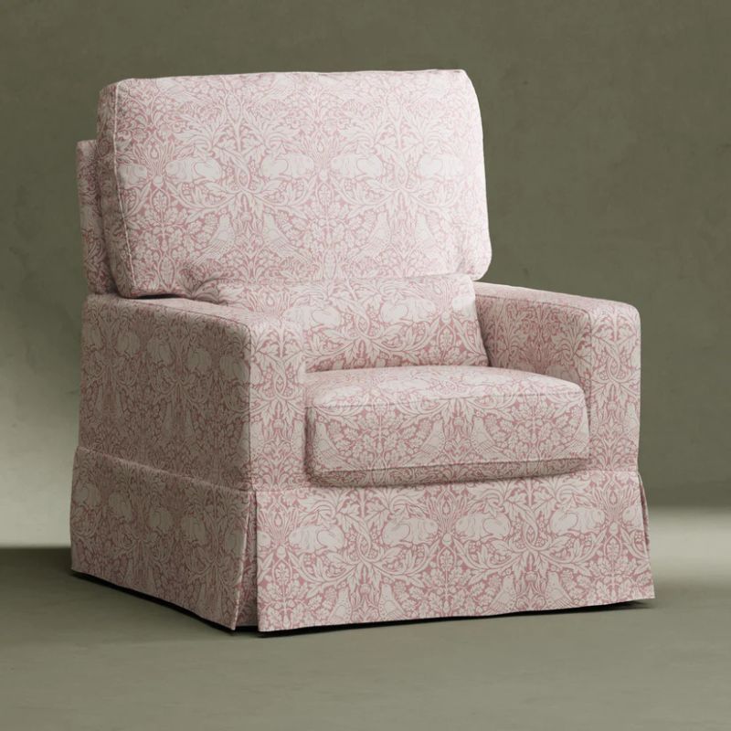 Crawford Pillowback Comfort Swivel Glider