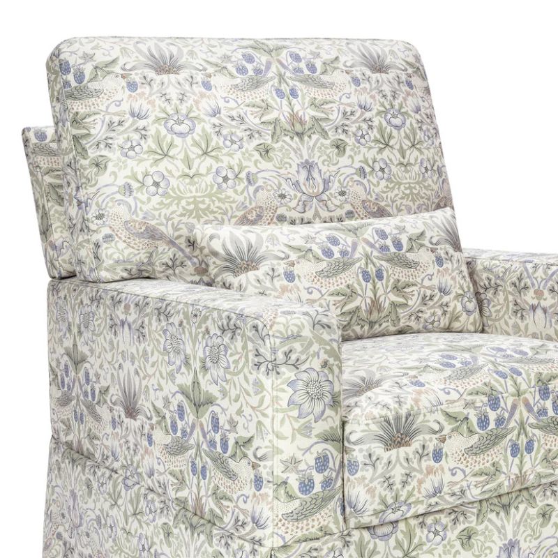 Crawford Pillowback Comfort Swivel Glider