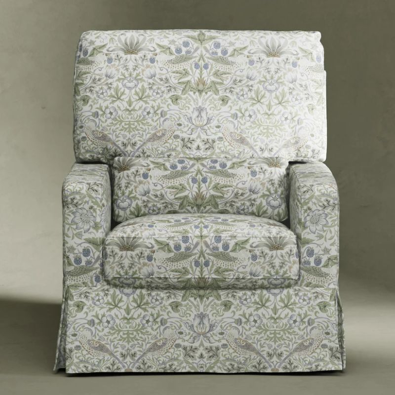 Crawford Pillowback Comfort Swivel Glider