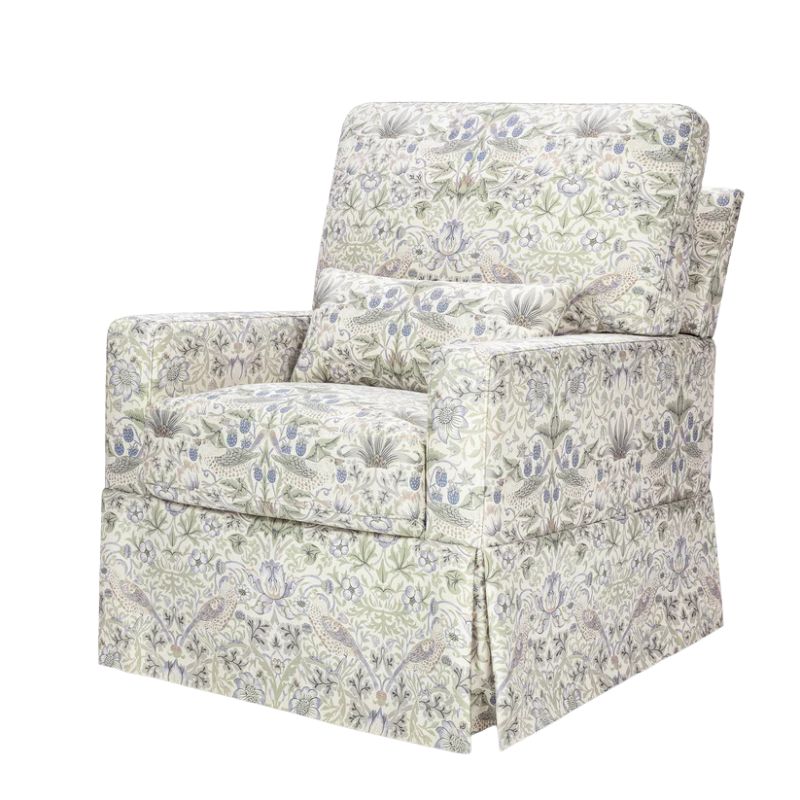 Crawford Pillowback Comfort Swivel Glider