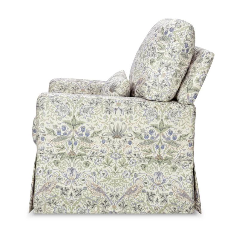 Crawford Pillowback Comfort Swivel Glider
