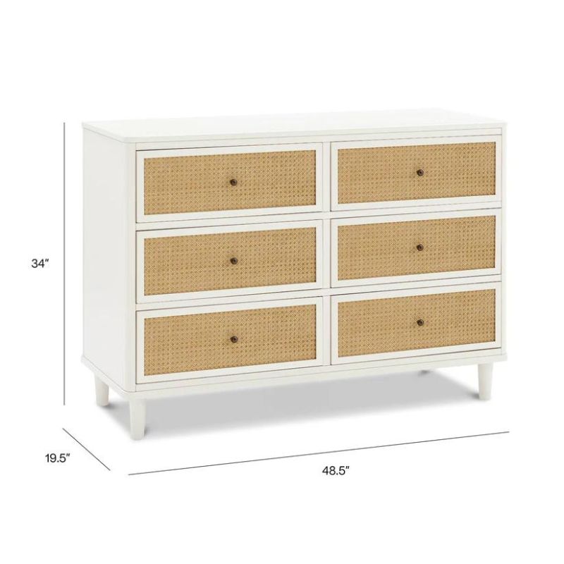 Marin 6-Drawer Dresser by Namesake at $999! Shop now at Nestled by Snuggle Bugz for Dressers.