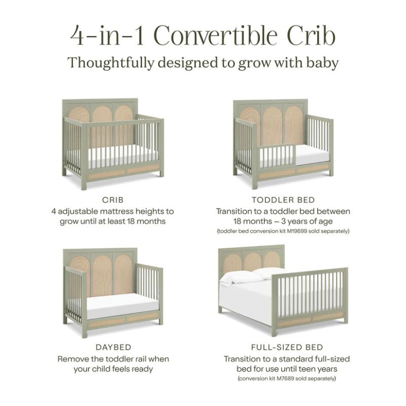 Eloise, Frem, and Brimsley Toddler Bed Conversion Rail