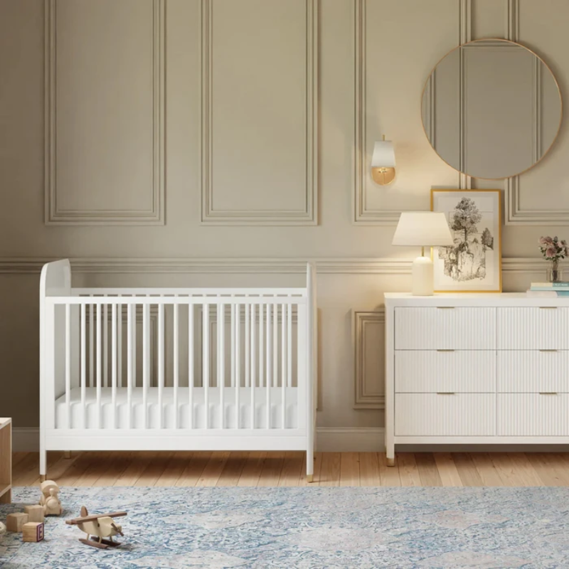 Brimsley 3-in-1 Crib by Namesake at $649! Shop now at Nestled by Snuggle Bugz for Cribs.