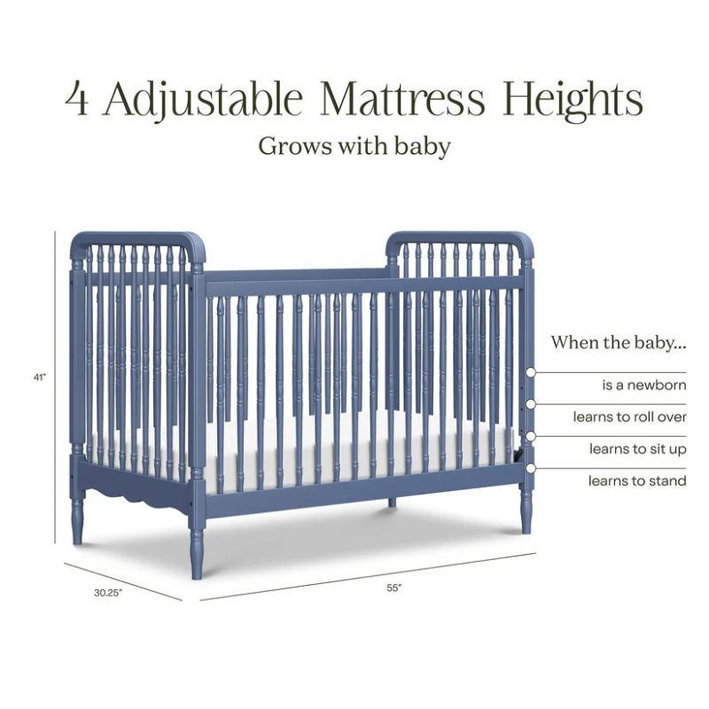 Liberty 3-in-1 Convertible Spindle Crib