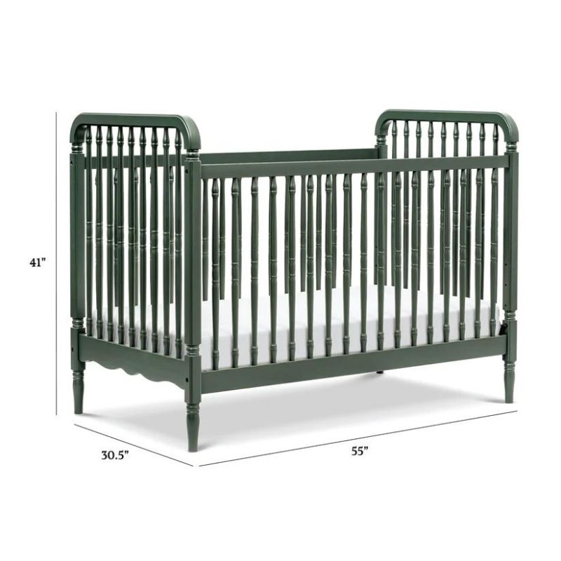 Liberty 3-in-1 Convertible Spindle Crib by Namesake at $599! Shop now at Nestled by Snuggle Bugz for Cribs.