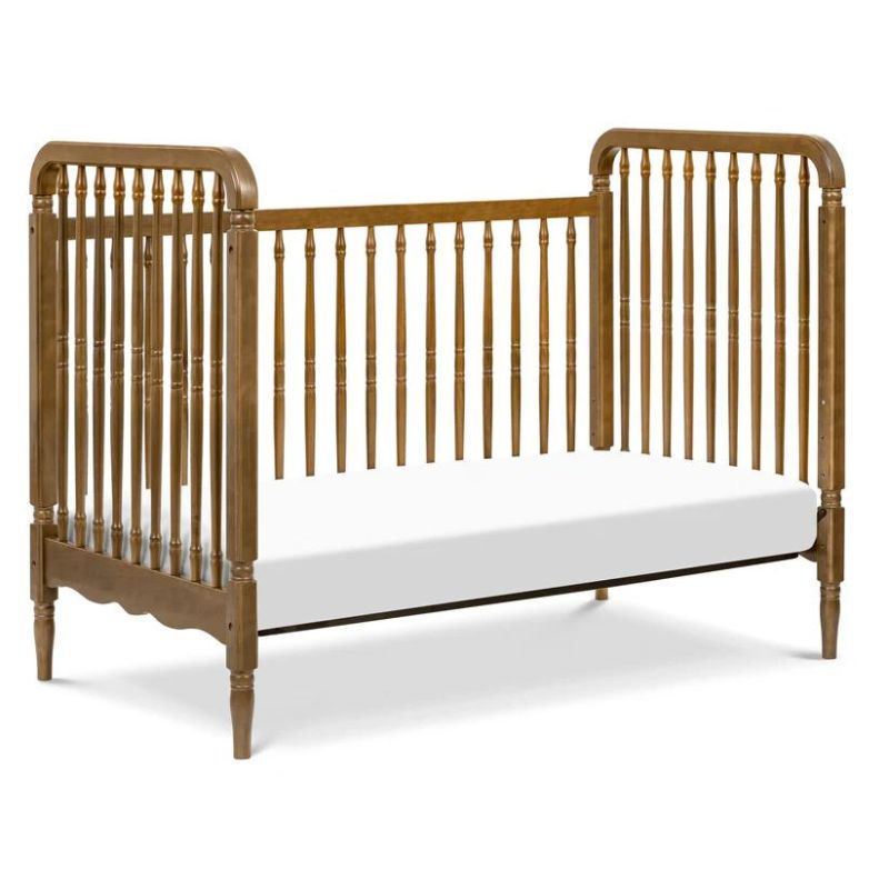 Liberty 3-in-1 Convertible Spindle Crib by Namesake at $599! Shop now at Nestled by Snuggle Bugz for Cribs.