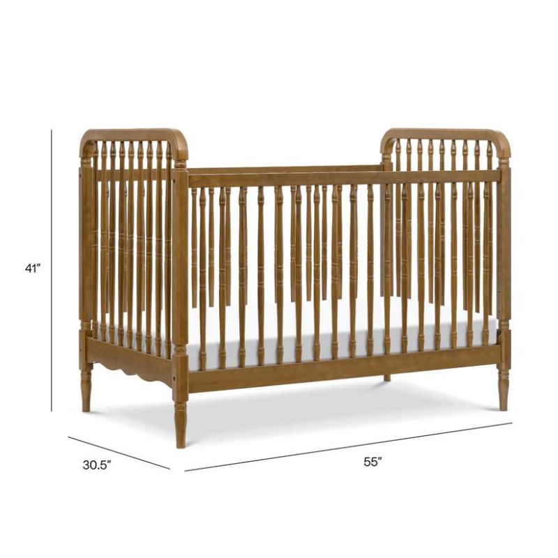 Liberty 3-in-1 Convertible Spindle Crib by Namesake at $599! Shop now at Nestled by Snuggle Bugz for Cribs.