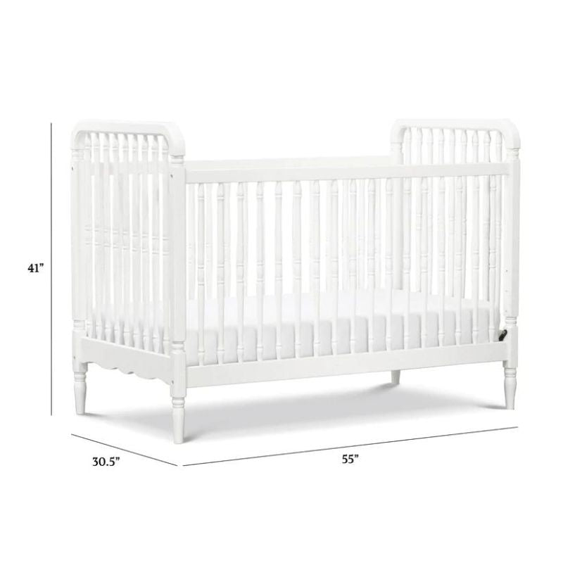 Liberty 3-in-1 Convertible Spindle Crib by Namesake at $599! Shop now at Nestled by Snuggle Bugz for Cribs.