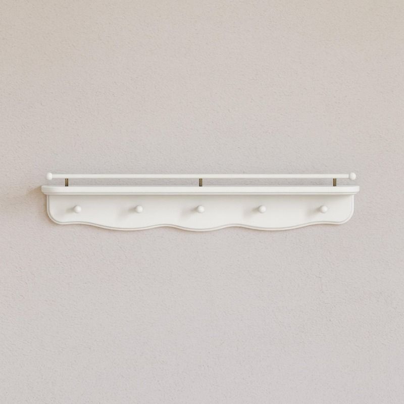 Liberty 31" Wall Shelf with Hooks