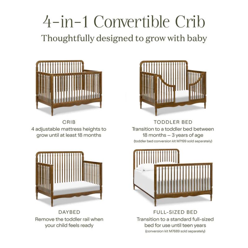 Liberty 4-in-1 Convertible Crib