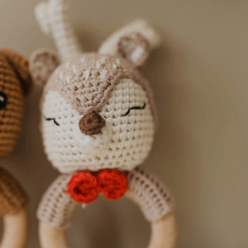 My First Christmas Baby Rattles