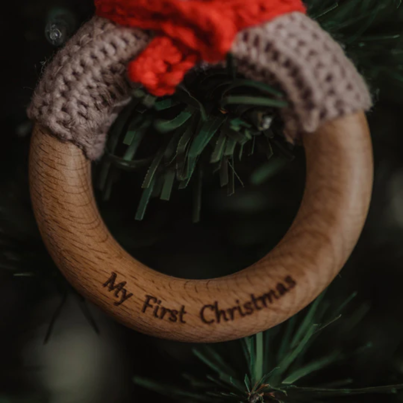 My First Christmas Baby Rattles