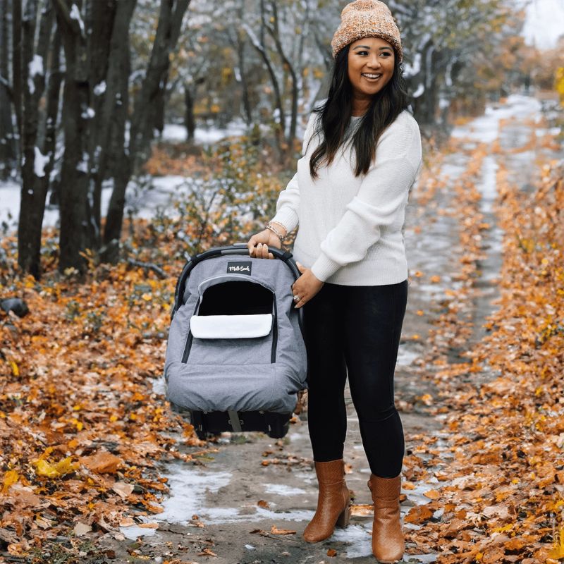 Stormy Winter Car Seat Cover
