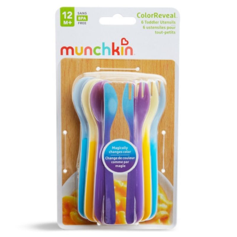 ColourReveal Toddler Utensils - 6 Pack