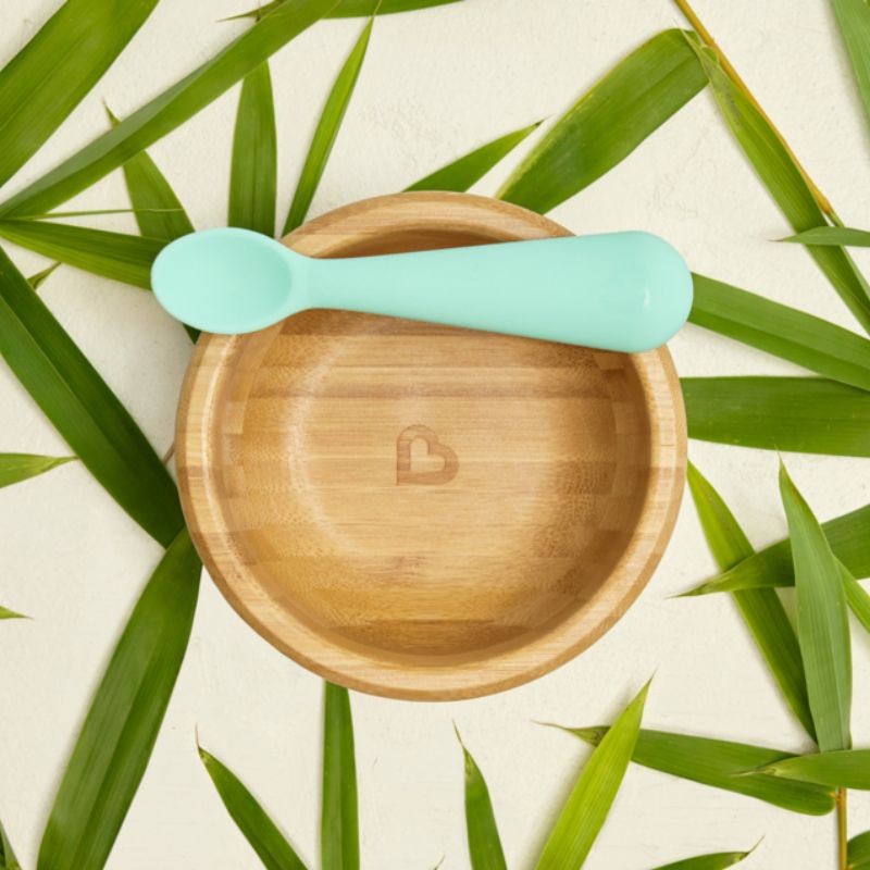 Bambou Suction Bowl & Spoon Set