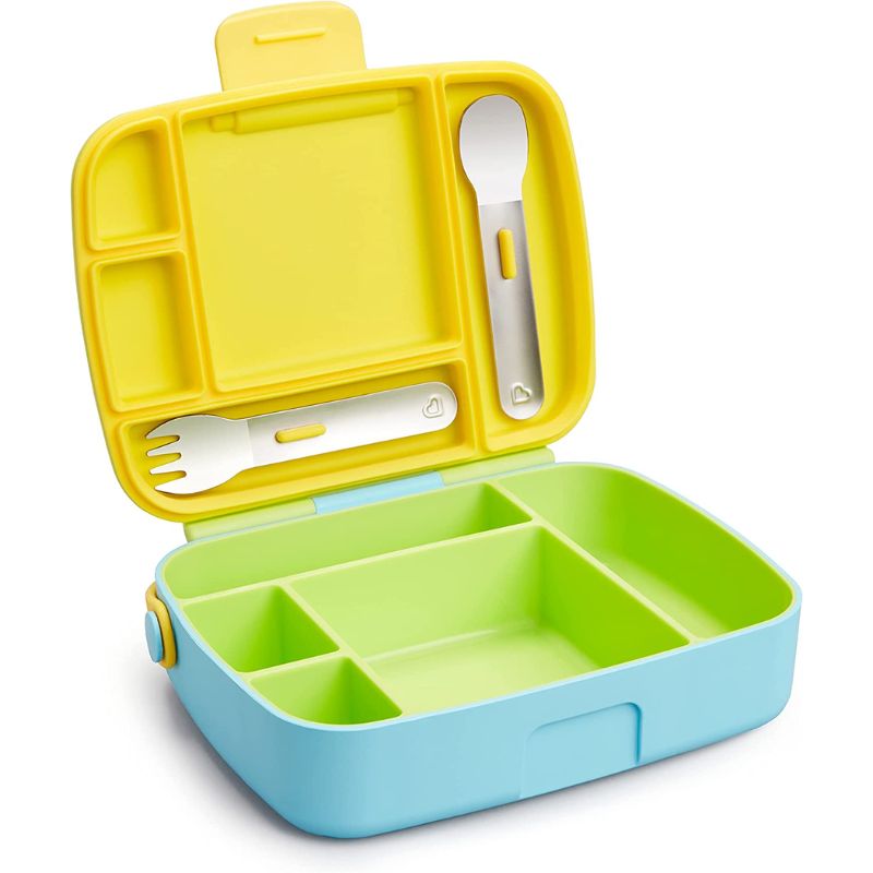 Lunch Bento Box with Stainless Steel Utensils