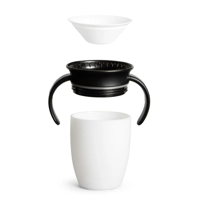 Miracle 360° Black & White 7 oz Trainer Cup - 2 Pack