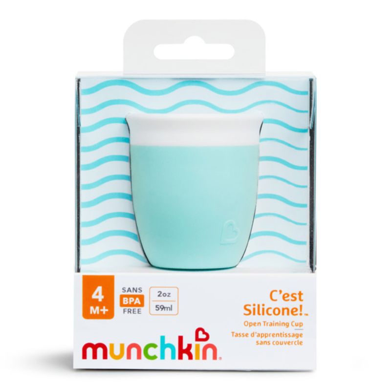 C'est Silicone 2 oz Open Training Cup Mint