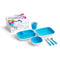 Colour Me Hungry Toddler Dining Sets Blue