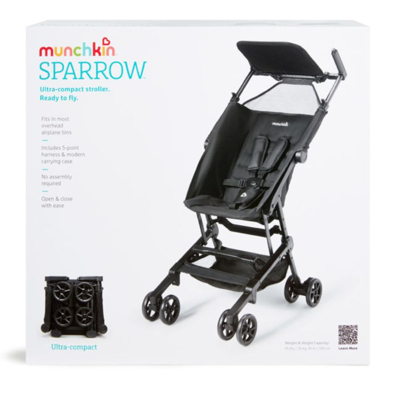 SPARROW Ultra Compact Stroller - Black