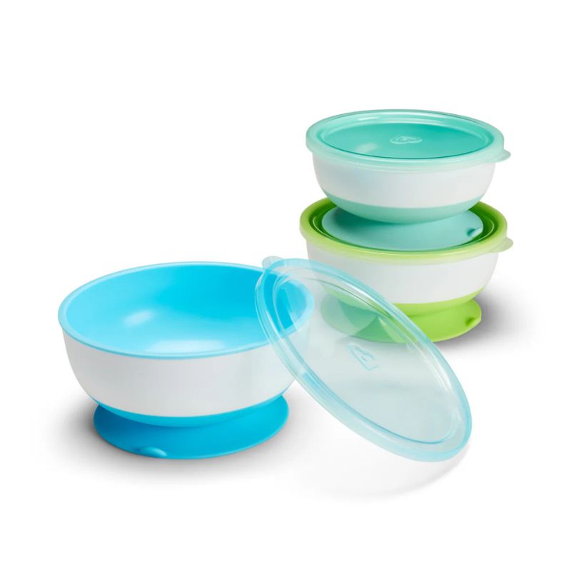 Stay Put Suction Bowls & Lids