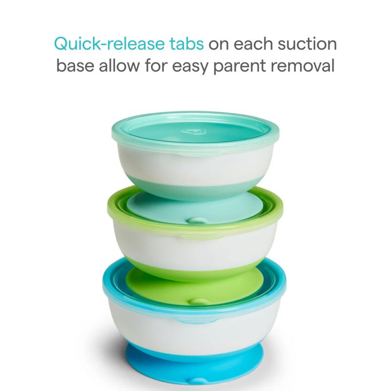 Stay Put Suction Bowls & Lids