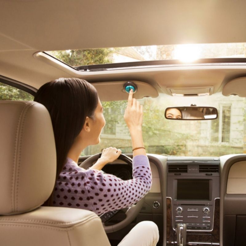 Night Light Car Seat Mirror
