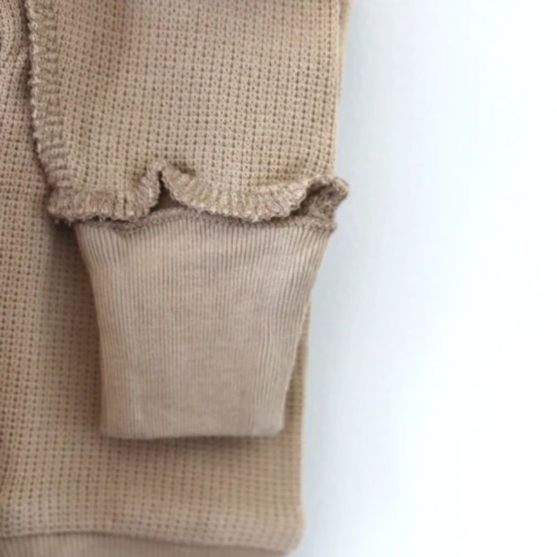 Bamboo Footed Sleepsuit Taupe