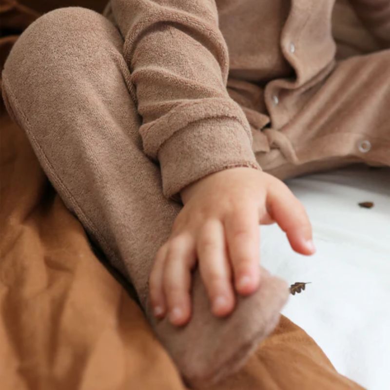 Terry Sleepsuit Caramel