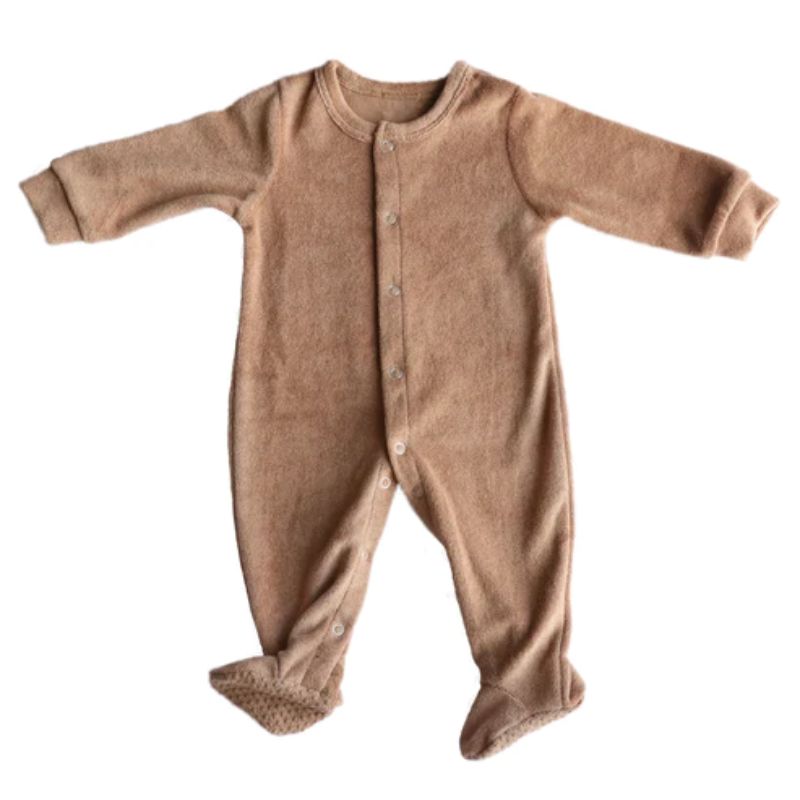 Terry Sleepsuit Caramel