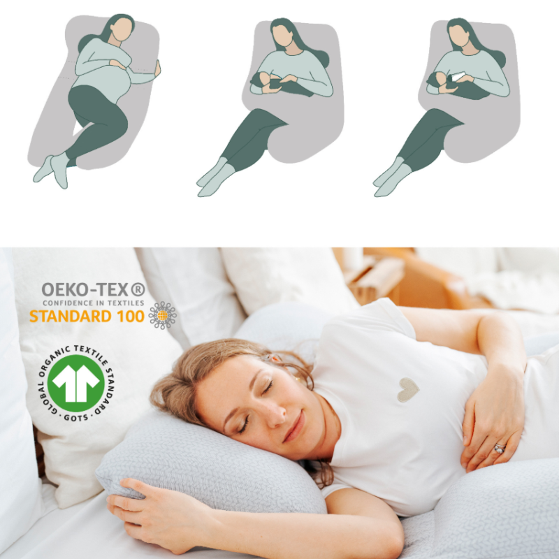B.Love XXL Full-Body Pregnancy & Nursing Pillow