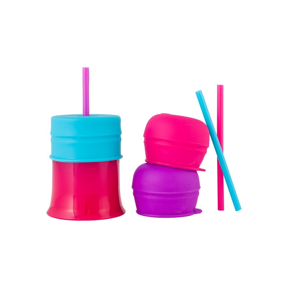 Snug Straw with Lids and Cup - 3 Pack