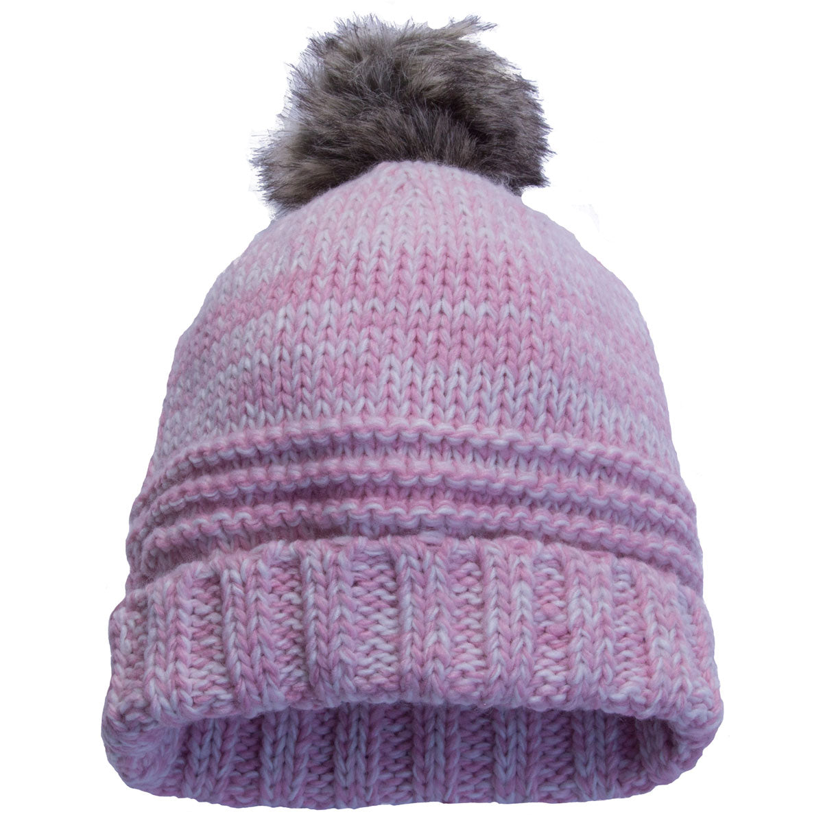 Mom Knit Hat - Pink pink