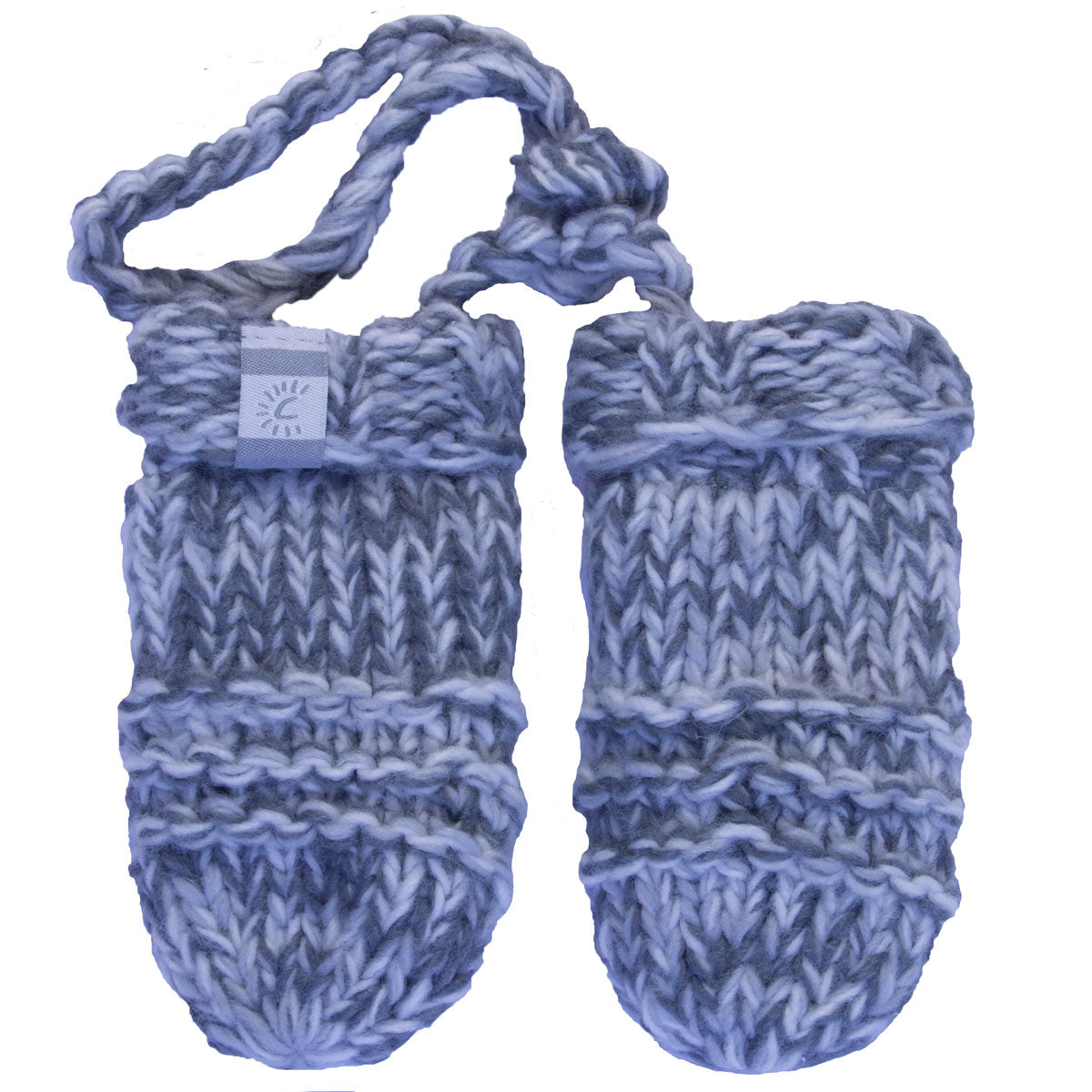 Mom Knit Mitt grey